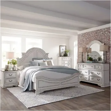 244-br15 Liberty Furniture Magnolia Manor Bedroom Furniture Bed