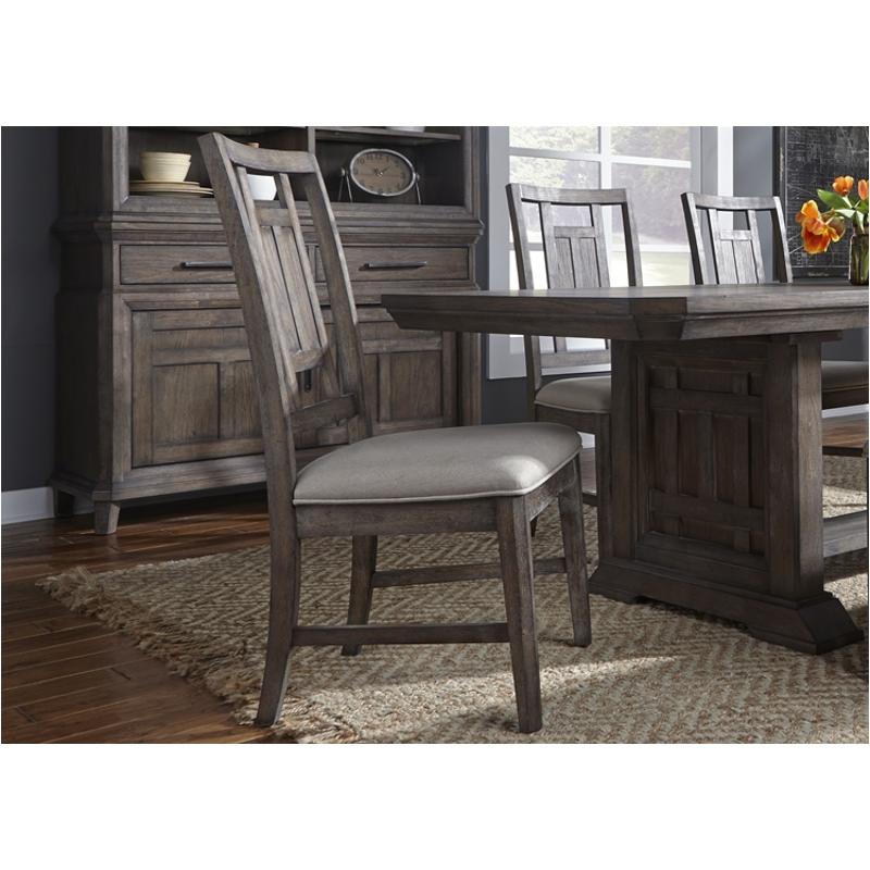 823 C9201s Liberty Furniture Lattice, Grey Lattice Back Dining Chairs