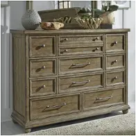 779-br31 Liberty Furniture Harvest Home - Barley Brown Bedroom Furniture Dresser