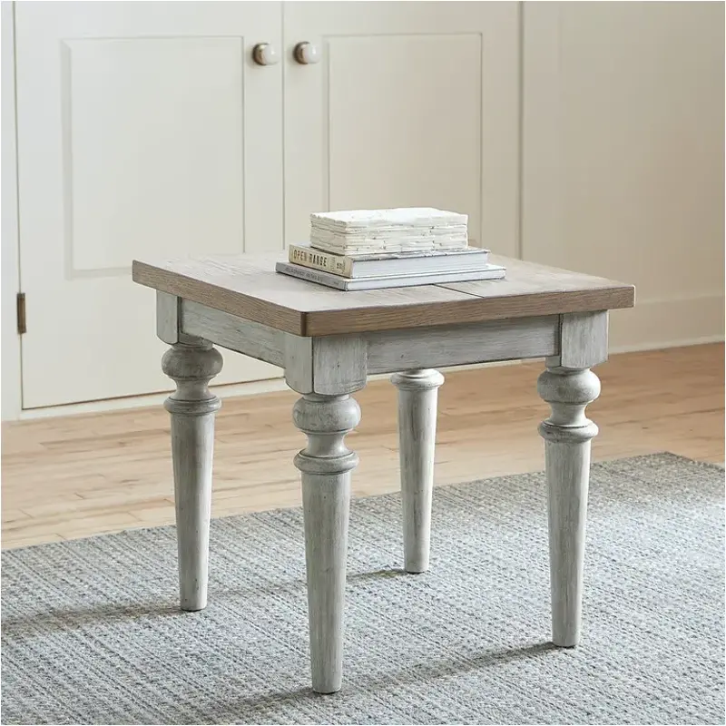 Two toned deals end tables