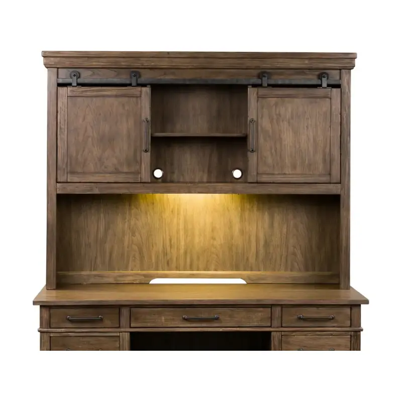 473-ho131 Liberty Furniture Sonoma Road Credenza Hutch