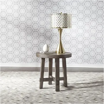 406-ot1024 Liberty Furniture Modern Farmhouse - Charcoal Living Room Furniture End Table
