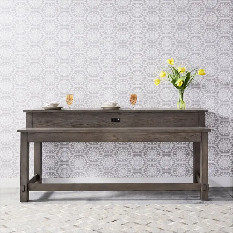 406-ot7837 Liberty Furniture Modern Farmhouse - Charcoal Living Room Furniture Entertainment Center