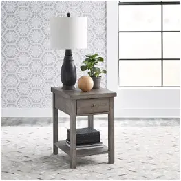 406-ot1023 Liberty Furniture Modern Farmhouse - Charcoal Living Room Furniture End Table