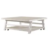 406w-ot1014 Liberty Furniture Modern Farmhouse - White Living Room Furniture Cocktail Table