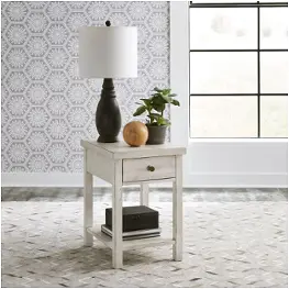 406w-ot1023 Liberty Furniture Modern Farmhouse - White Living Room Furniture End Table