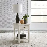 406w-ot1023 Liberty Furniture Modern Farmhouse - White Living Room Furniture End Table