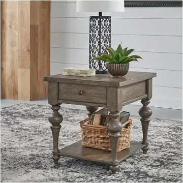 615-ot1020 Liberty Furniture America Farmhouse Living Room Furniture End Table