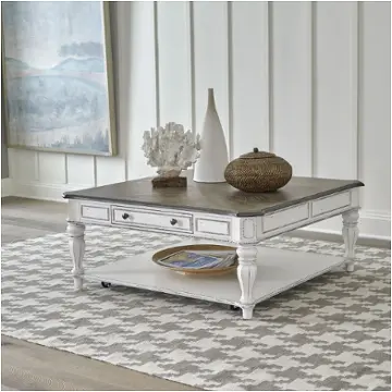 244-ot1014 Liberty Furniture Magnolia Manor Living Room Furniture Cocktail Table