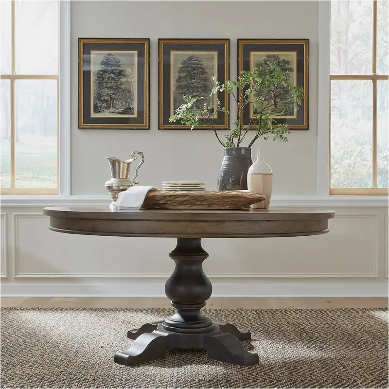 615-t6060 Liberty Furniture Americana Farmhouse Dining Room Furniture Dining Table