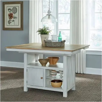 62wh-it5446 Liberty Furniture Lindsey Farm Dining Room Furniture Island