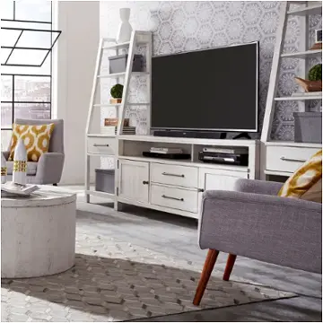 406w-tv66 Liberty Furniture Modern Farmhouse - White Home Entertainment Furniture Entertainment Center