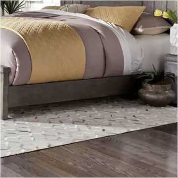 406-br90 Liberty Furniture Modern Farmhouse - Charcoal Bedroom Furniture Bed