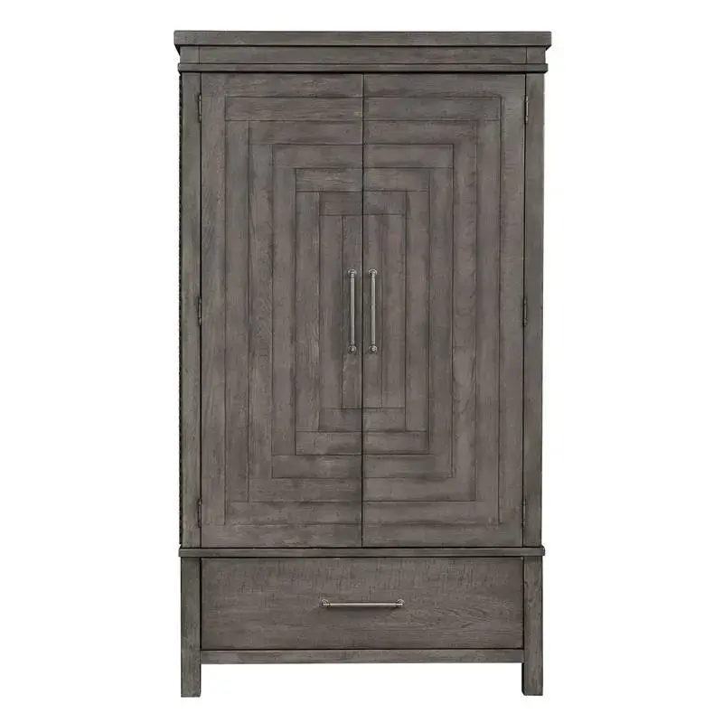 406-br43 Liberty Furniture Modern Farmhouse - Charcoal Bedroom Furniture Armoire