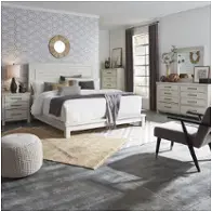 406w-br15 Liberty Furniture Modern Farmhouse - White Bedroom Furniture Bed