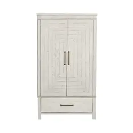 406w-br43 Liberty Furniture Modern Farmhouse - White Bedroom Furniture Armoire