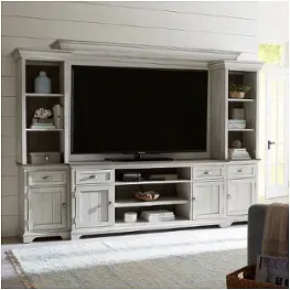 303w-tv72 Liberty Furniture Ocean Isle - White Home Entertainment Furniture Entertainment Center