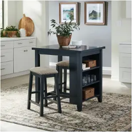 942ny-cd-3cts Liberty Furniture Brook Creek Dining Room Furniture Counter Height Table