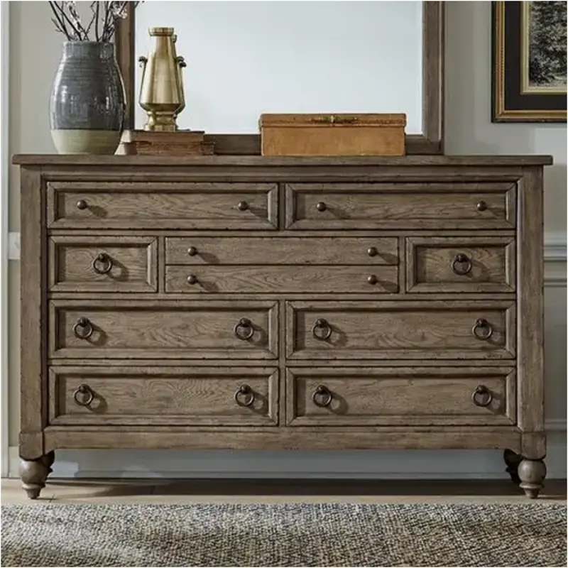 615-br31 Liberty Furniture Americana Farmhouse 9 Drawer Dresser