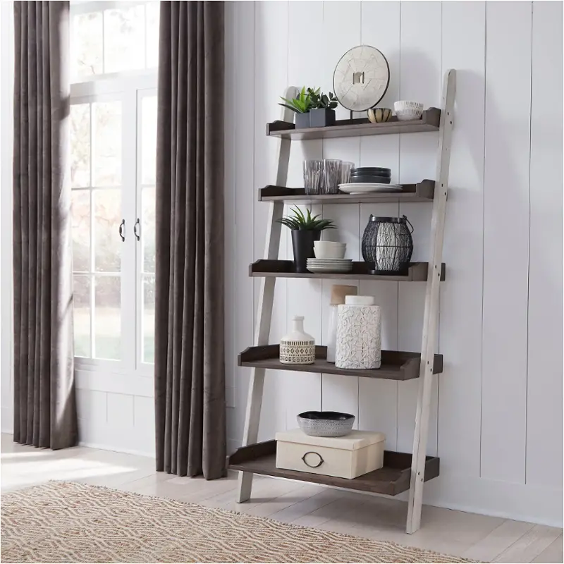 139wh-bk202 Liberty Furniture Farmhouse Accent Furniture Bookcase