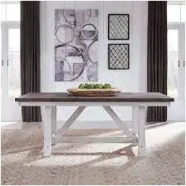 139wh-t4078 Liberty Furniture Farmhouse Dining Room Furniture Dining Table