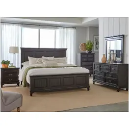 417b-br-cpb Liberty Furniture Allyson Park - Black Bedroom Furniture Bed