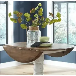 186w-t4242 Liberty Furniture Carolina Crossing Dining Room Furniture Dining Table