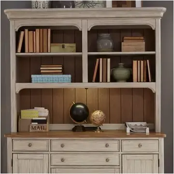 652-ho131 Liberty Furniture Farmhouse Reimagined Home Office Furniture Credenza