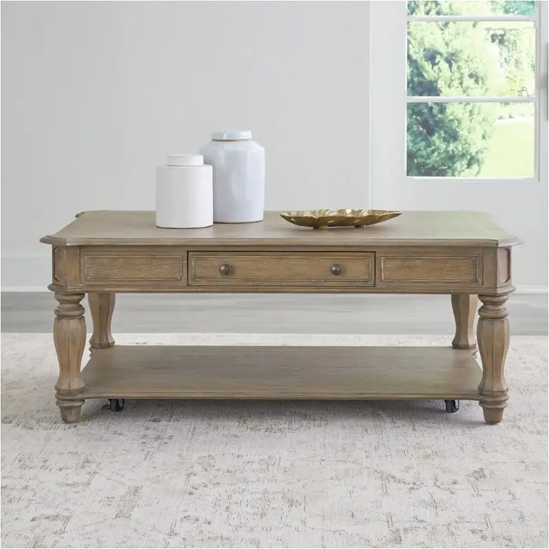 244n-ot1010 Liberty Furniture Magnolia Manor Ii Living Room Furniture Cocktail Table