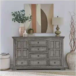 361g-br31 Liberty Furniture Big Valley - Greystone Bedroom Furniture Dresser