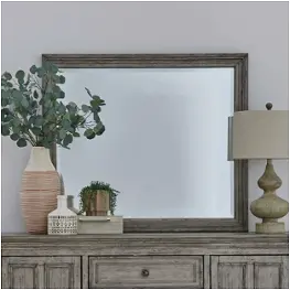 361g-br51 Liberty Furniture Big Valley - Greystone Bedroom Furniture Mirror