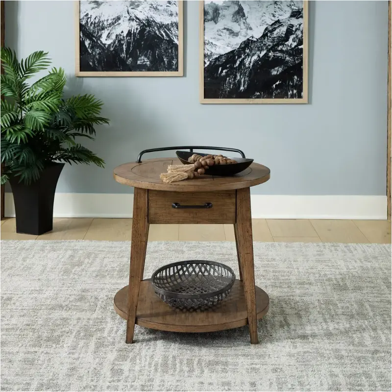377-ot1022 Liberty Furniture Pinebrook Ridge Living Room Furniture End Table