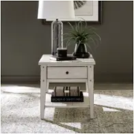 110w-ot1020 Liberty Furniture Lake House - Weathered White Living Room Furniture End Table