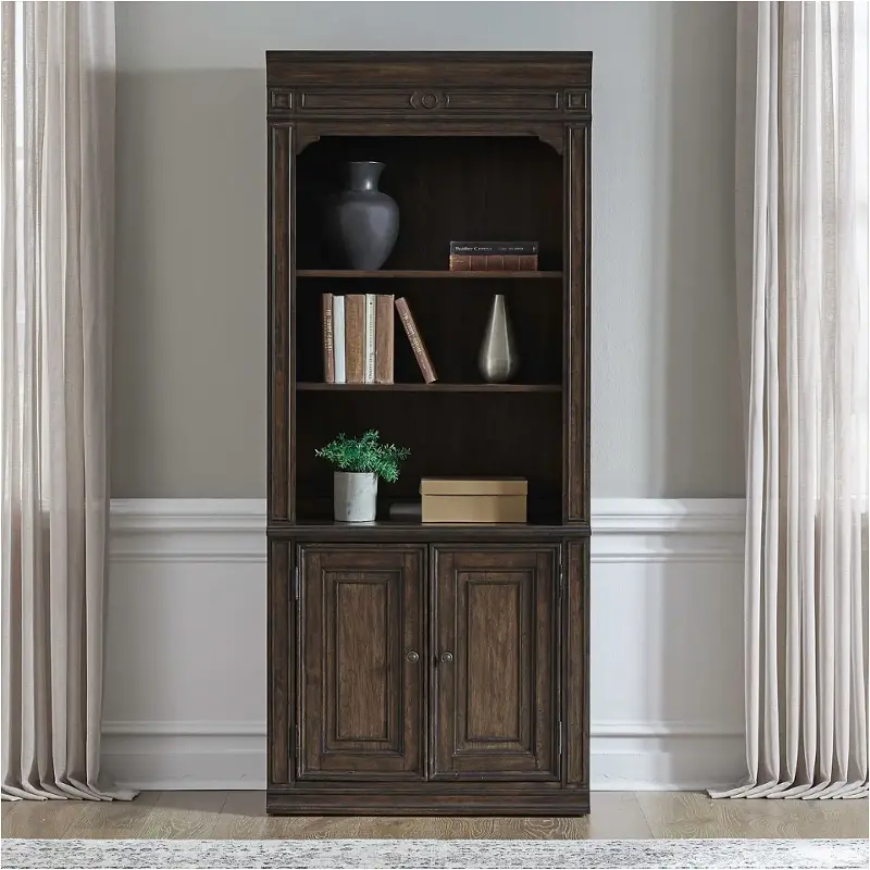 765-ho201 Liberty Furniture Provence Park Home Office Furniture Bookcase