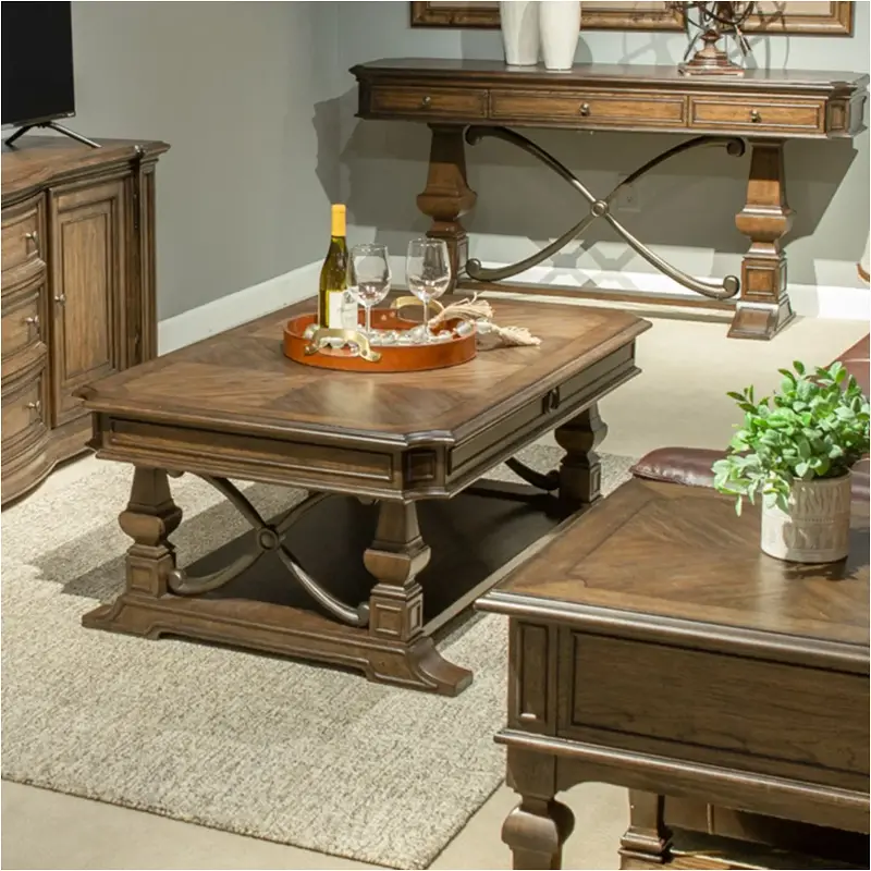 765-ot1010 Liberty Furniture Provence Park Living Room Furniture Cocktail Table