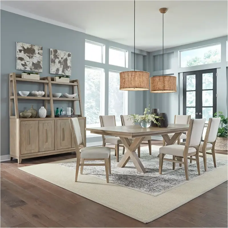 789-t4402 Liberty Furniture Brentwood Double Pedestal Table