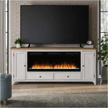 Fire-417-tv80ft Liberty Furniture Fireplace Tv Consoles Accent Furniture Tv Console