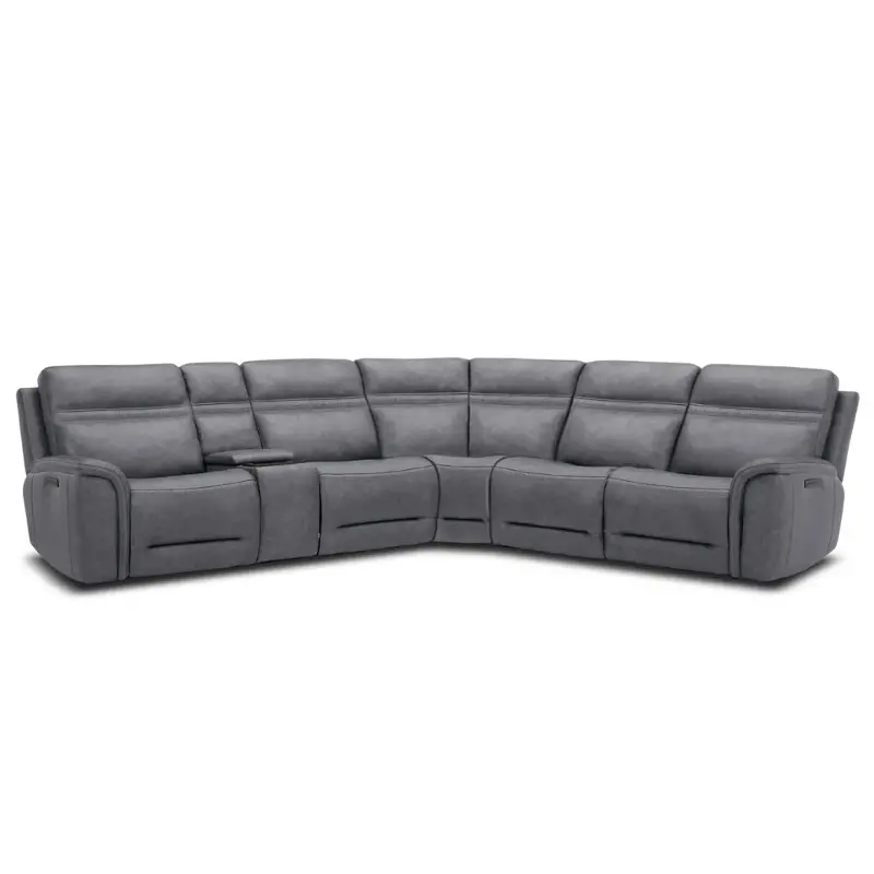 7007bg-40w Liberty Furniture Cooper - Blue Gray Living Room Furniture Sectional