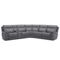 7007bg-40w Liberty Furniture Cooper - Blue Gray Living Room Furniture Sectional