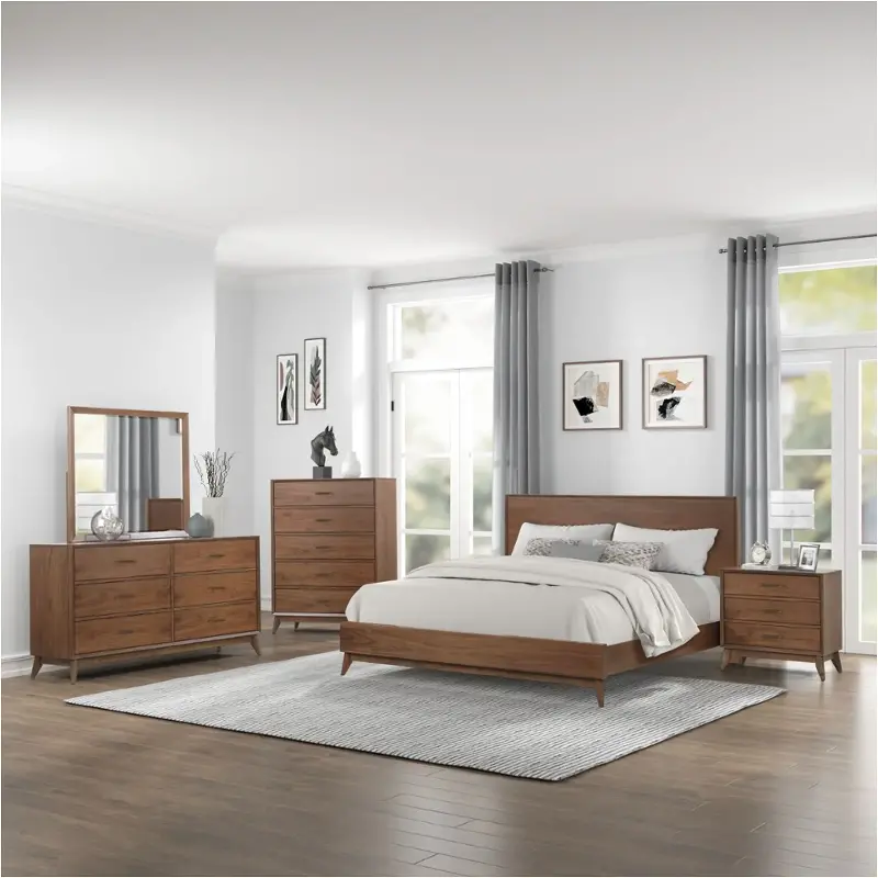 604-br13 Liberty Furniture Century Modern Bedroom Furniture Bed