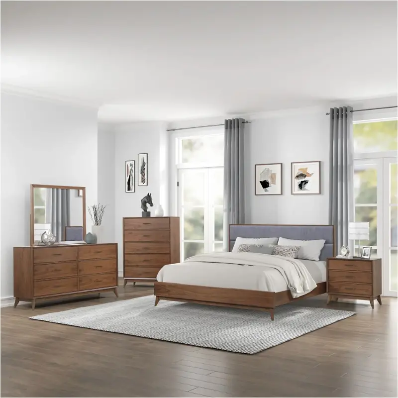 604-br15hu Liberty Furniture Century Modern Bedroom Furniture Bed