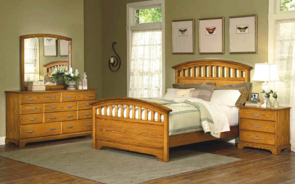 honey colored bedroom furniture
