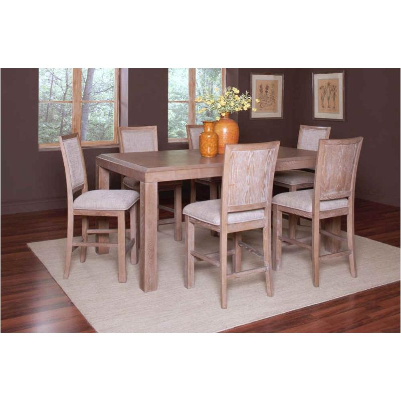 4501912 New Classic Furniture Pearl City Counter Table Pewter