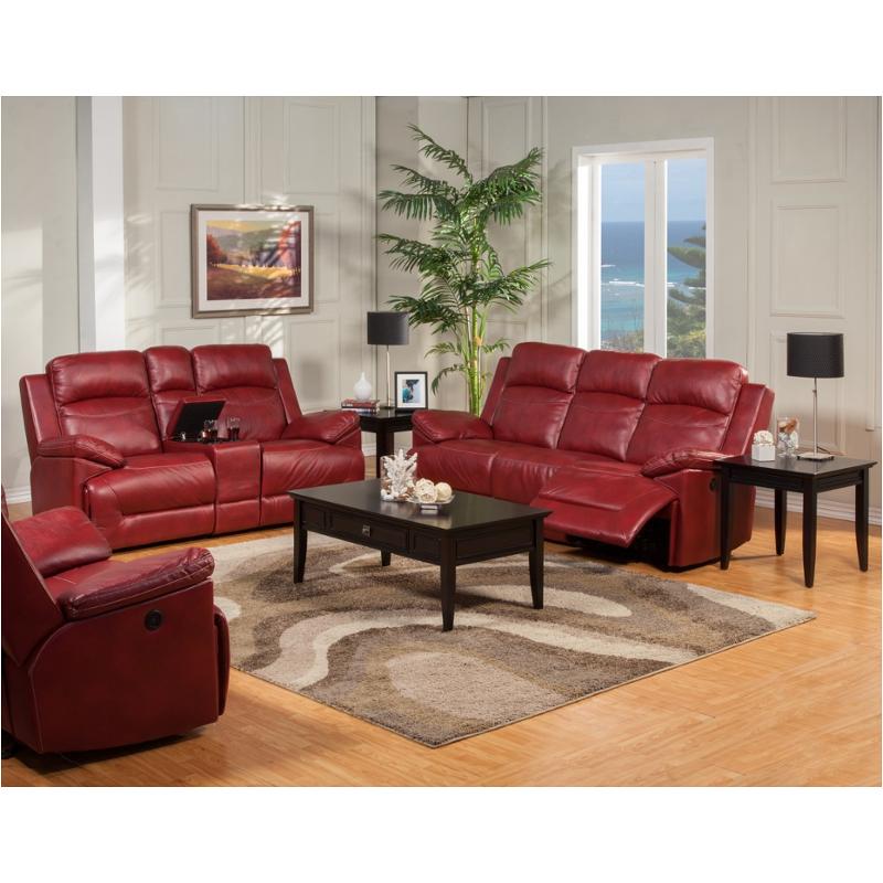 red recliner sofa