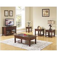30-706-10c New Classic Furniture Corsica - African Chestnut Living Room Furniture Cocktail Table