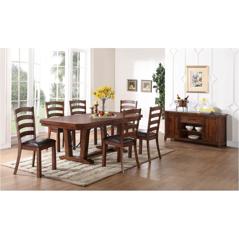 D0376-10 New Classic Furniture Lanesboro Dining Table