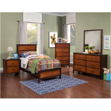 Two Tone New Classic Furniture Bishop Bedroom Mirror