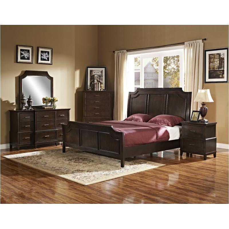 00-128-310 New Classic Furniture Highland Park Queen Panel Bed