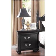 B8650-040 New Classic Furniture Jaquelyn Black Bedroom Furniture Nightstand