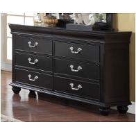 B8650-050 New Classic Furniture Jaquelyn Black Bedroom Furniture Dresser